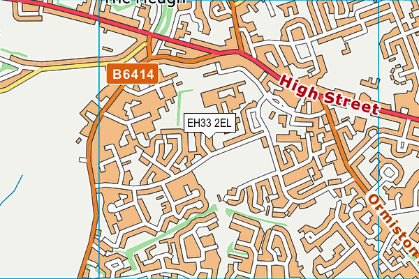 EH33 2EL map - OS VectorMap District (Ordnance Survey) EH33 2EL map - OS VectorMap District (Ordnance Survey)