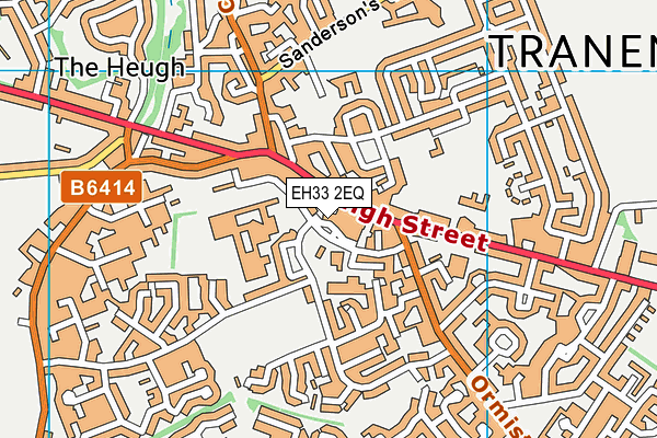 EH33 2EQ map - OS VectorMap District (Ordnance Survey) EH33 2EQ map - OS VectorMap District (Ordnance Survey)