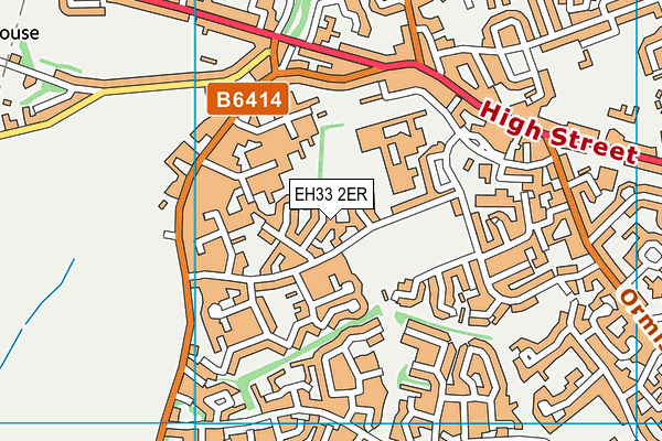 EH33 2ER map - OS VectorMap District (Ordnance Survey) EH33 2ER map - OS VectorMap District (Ordnance Survey)