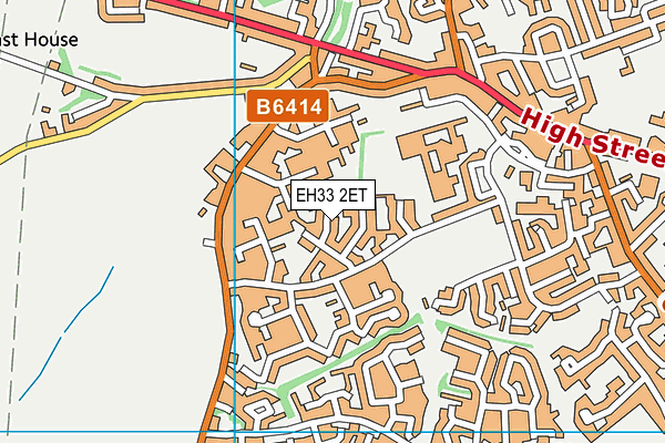 EH33 2ET map - OS VectorMap District (Ordnance Survey) EH33 2ET map - OS VectorMap District (Ordnance Survey)