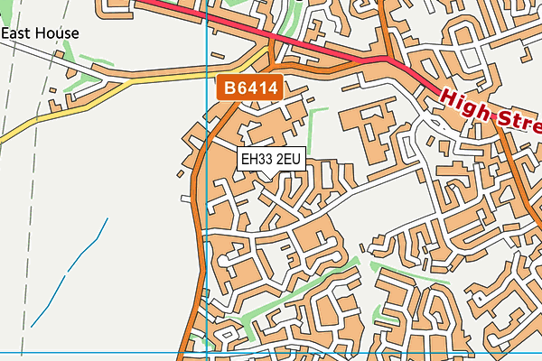 EH33 2EU map - OS VectorMap District (Ordnance Survey) EH33 2EU map - OS VectorMap District (Ordnance Survey)