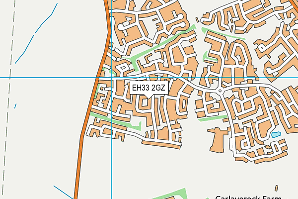 EH33 2GZ map - OS VectorMap District (Ordnance Survey) EH33 2GZ map - OS VectorMap District (Ordnance Survey)