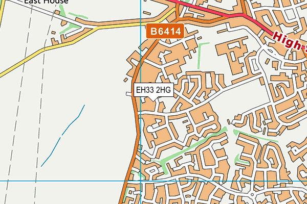 EH33 2HG map - OS VectorMap District (Ordnance Survey) EH33 2HG map - OS VectorMap District (Ordnance Survey)