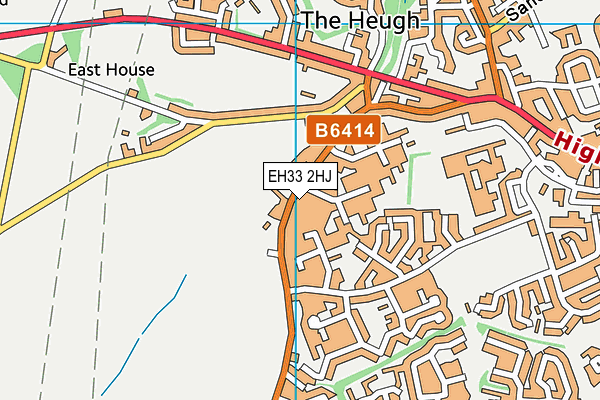 EH33 2HJ map - OS VectorMap District (Ordnance Survey) EH33 2HJ map - OS VectorMap District (Ordnance Survey)