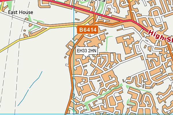 EH33 2HN map - OS VectorMap District (Ordnance Survey) EH33 2HN map - OS VectorMap District (Ordnance Survey)