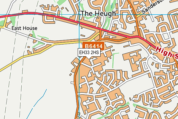EH33 2HS map - OS VectorMap District (Ordnance Survey) EH33 2HS map - OS VectorMap District (Ordnance Survey)