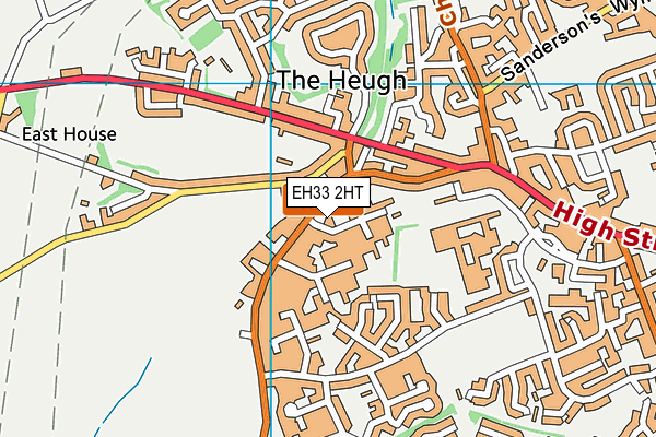 EH33 2HT map - OS VectorMap District (Ordnance Survey) EH33 2HT map - OS VectorMap District (Ordnance Survey)