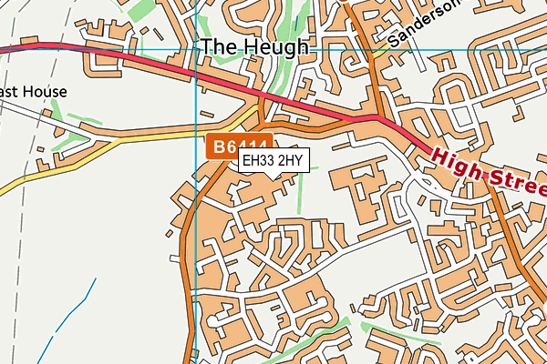 EH33 2HY map - OS VectorMap District (Ordnance Survey) EH33 2HY map - OS VectorMap District (Ordnance Survey)