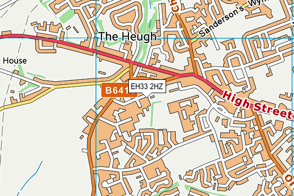 EH33 2HZ map - OS VectorMap District (Ordnance Survey) EH33 2HZ map - OS VectorMap District (Ordnance Survey)