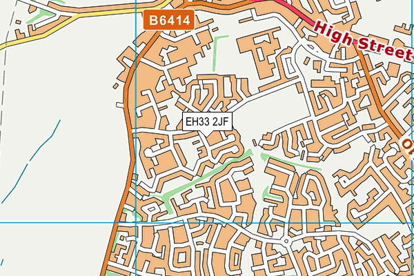EH33 2JF map - OS VectorMap District (Ordnance Survey) EH33 2JF map - OS VectorMap District (Ordnance Survey)