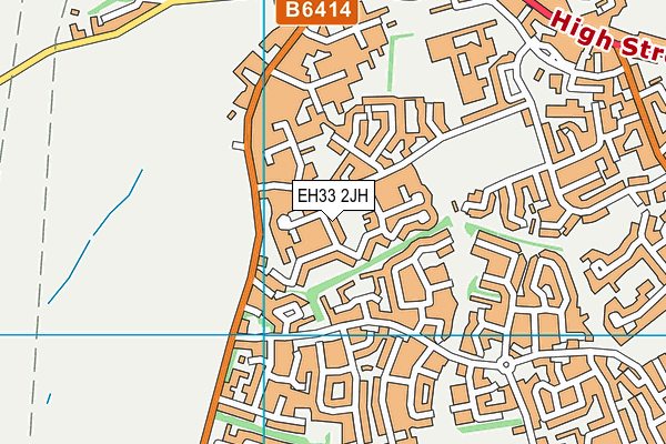 EH33 2JH map - OS VectorMap District (Ordnance Survey) EH33 2JH map - OS VectorMap District (Ordnance Survey)