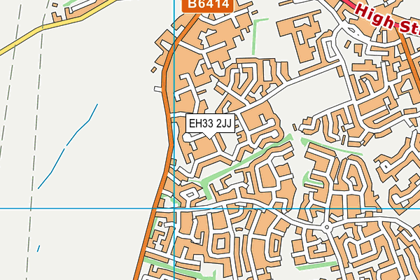 EH33 2JJ map - OS VectorMap District (Ordnance Survey) EH33 2JJ map - OS VectorMap District (Ordnance Survey)
