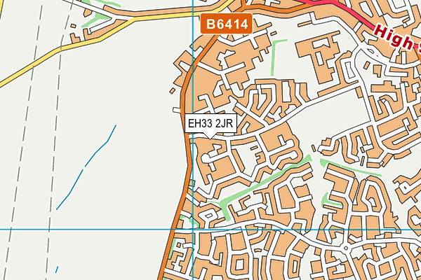 EH33 2JR map - OS VectorMap District (Ordnance Survey) EH33 2JR map - OS VectorMap District (Ordnance Survey)