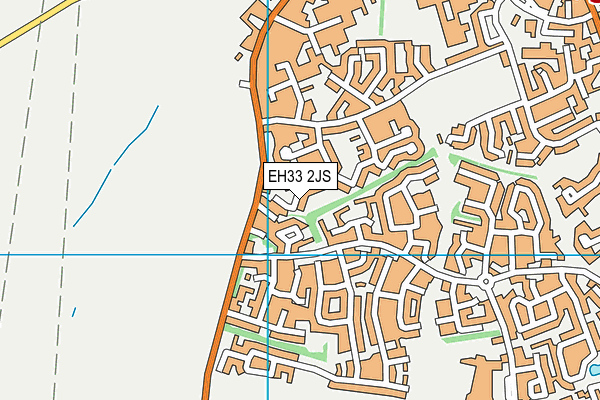 EH33 2JS map - OS VectorMap District (Ordnance Survey) EH33 2JS map - OS VectorMap District (Ordnance Survey)