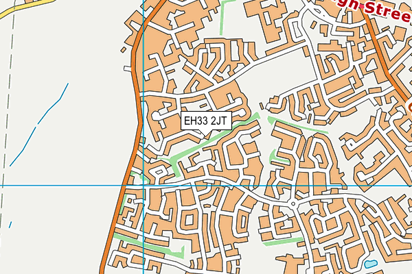 EH33 2JT map - OS VectorMap District (Ordnance Survey) EH33 2JT map - OS VectorMap District (Ordnance Survey)