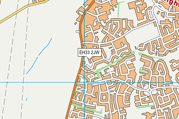 EH33 2JW map - OS VectorMap District (Ordnance Survey) EH33 2JW map - OS VectorMap District (Ordnance Survey)