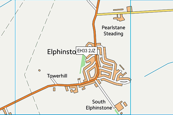 EH33 2JZ map - OS VectorMap District (Ordnance Survey) EH33 2JZ map - OS VectorMap District (Ordnance Survey)