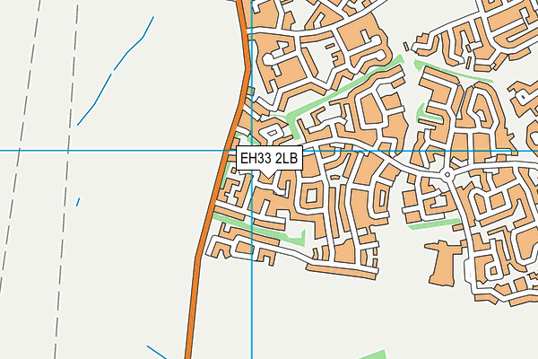 EH33 2LB map - OS VectorMap District (Ordnance Survey) EH33 2LB map - OS VectorMap District (Ordnance Survey)