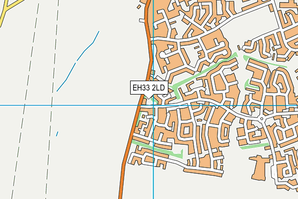 EH33 2LD map - OS VectorMap District (Ordnance Survey) EH33 2LD map - OS VectorMap District (Ordnance Survey)