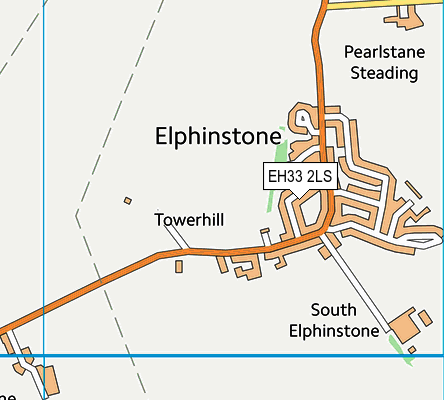 EH33 2LS map - OS VectorMap District (Ordnance Survey) EH33 2LS map - OS VectorMap District (Ordnance Survey)