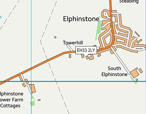 EH33 2LY map - OS VectorMap District (Ordnance Survey) EH33 2LY map - OS VectorMap District (Ordnance Survey)
