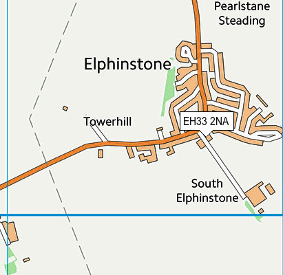 EH33 2NA map - OS VectorMap District (Ordnance Survey) EH33 2NA map - OS VectorMap District (Ordnance Survey)