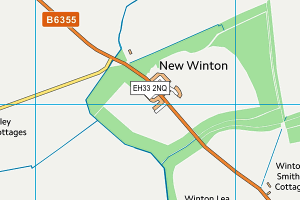 EH33 2NQ map - OS VectorMap District (Ordnance Survey) EH33 2NQ map - OS VectorMap District (Ordnance Survey)