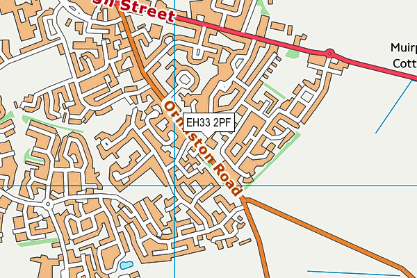EH33 2PF map - OS VectorMap District (Ordnance Survey) EH33 2PF map - OS VectorMap District (Ordnance Survey)