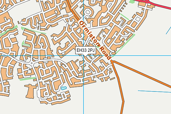 EH33 2PJ map - OS VectorMap District (Ordnance Survey) EH33 2PJ map - OS VectorMap District (Ordnance Survey)