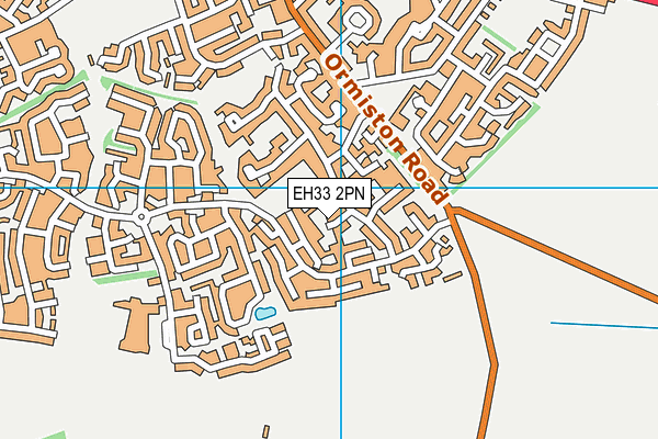 EH33 2PN map - OS VectorMap District (Ordnance Survey)