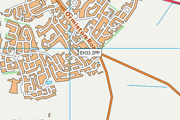 EH33 2PP map - OS VectorMap District (Ordnance Survey) EH33 2PP map - OS VectorMap District (Ordnance Survey)