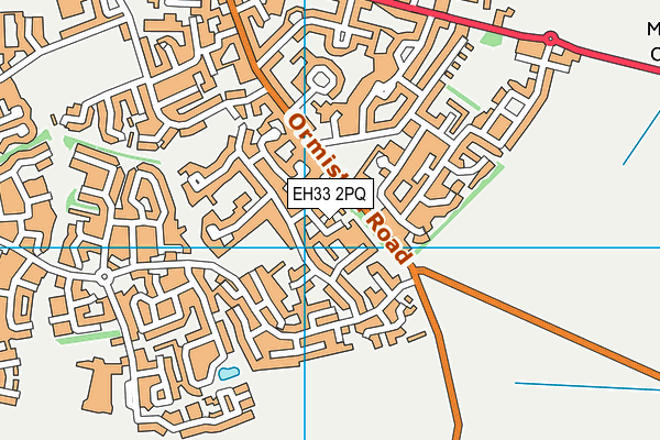 EH33 2PQ map - OS VectorMap District (Ordnance Survey) EH33 2PQ map - OS VectorMap District (Ordnance Survey)