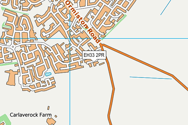 EH33 2PR map - OS VectorMap District (Ordnance Survey) EH33 2PR map - OS VectorMap District (Ordnance Survey)