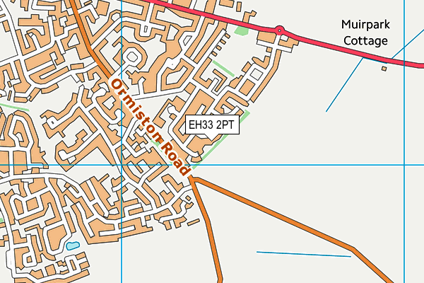 EH33 2PT map - OS VectorMap District (Ordnance Survey) EH33 2PT map - OS VectorMap District (Ordnance Survey)