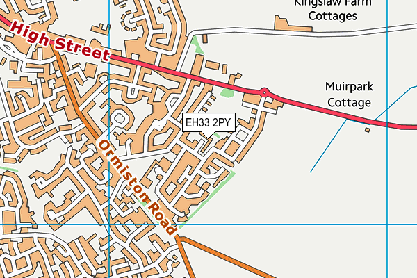 EH33 2PY map - OS VectorMap District (Ordnance Survey) EH33 2PY map - OS VectorMap District (Ordnance Survey)