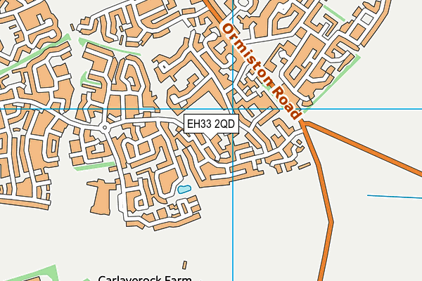 EH33 2QD map - OS VectorMap District (Ordnance Survey) EH33 2QD map - OS VectorMap District (Ordnance Survey)