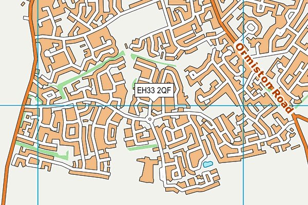 EH33 2QF map - OS VectorMap District (Ordnance Survey) EH33 2QF map - OS VectorMap District (Ordnance Survey)