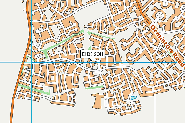 EH33 2QH map - OS VectorMap District (Ordnance Survey) EH33 2QH map - OS VectorMap District (Ordnance Survey)