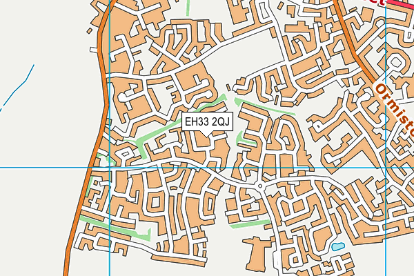 EH33 2QJ map - OS VectorMap District (Ordnance Survey) EH33 2QJ map - OS VectorMap District (Ordnance Survey)
