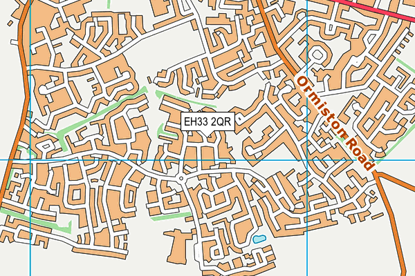 EH33 2QR map - OS VectorMap District (Ordnance Survey) EH33 2QR map - OS VectorMap District (Ordnance Survey)
