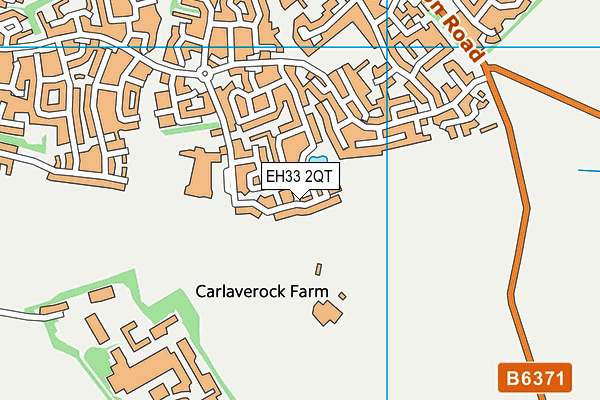 EH33 2QT map - OS VectorMap District (Ordnance Survey) EH33 2QT map - OS VectorMap District (Ordnance Survey)