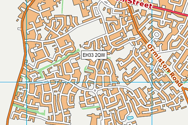 EH33 2QW map - OS VectorMap District (Ordnance Survey) EH33 2QW map - OS VectorMap District (Ordnance Survey)