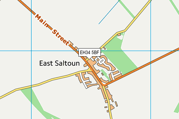 EH34 5BF map - OS VectorMap District (Ordnance Survey) EH34 5BF map - OS VectorMap District (Ordnance Survey)