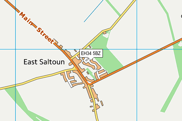 EH34 5BZ map - OS VectorMap District (Ordnance Survey) EH34 5BZ map - OS VectorMap District (Ordnance Survey)