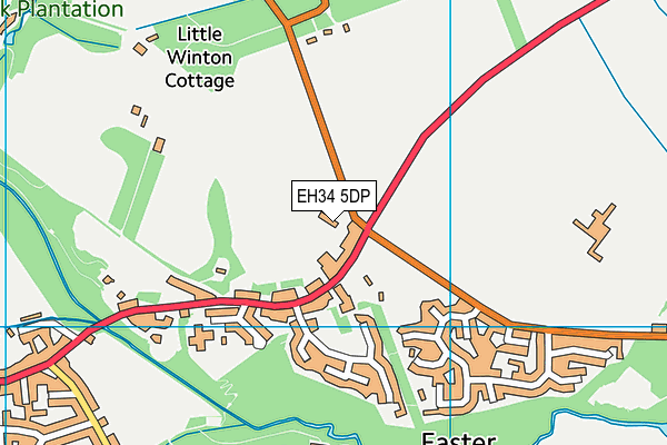 EH34 5DP map - OS VectorMap District (Ordnance Survey) EH34 5DP map - OS VectorMap District (Ordnance Survey)