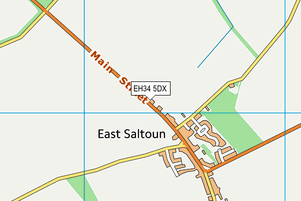 EH34 5DX map - OS VectorMap District (Ordnance Survey) EH34 5DX map - OS VectorMap District (Ordnance Survey)