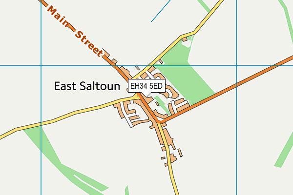 EH34 5ED map - OS VectorMap District (Ordnance Survey) EH34 5ED map - OS VectorMap District (Ordnance Survey)