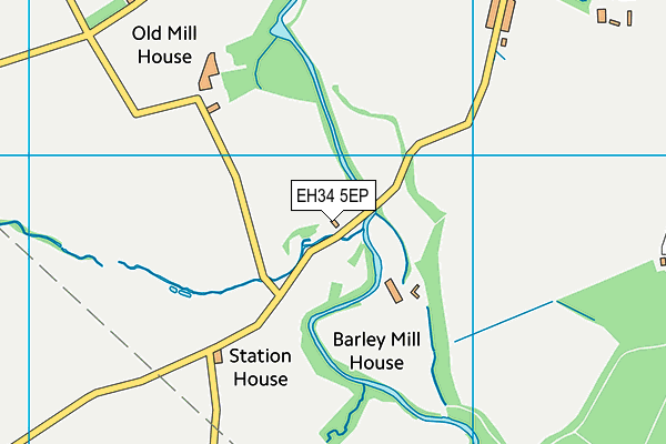 EH34 5EP map - OS VectorMap District (Ordnance Survey) EH34 5EP map - OS VectorMap District (Ordnance Survey)