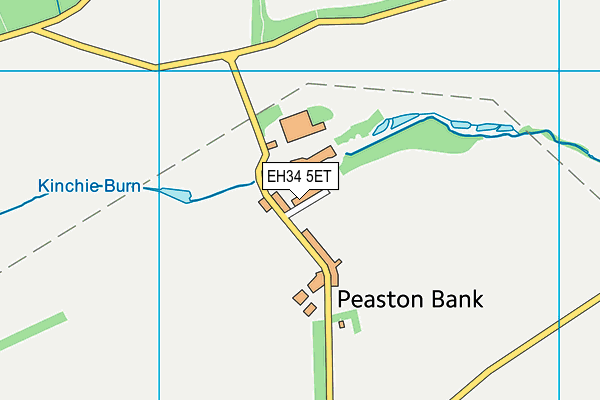 EH34 5ET map - OS VectorMap District (Ordnance Survey) EH34 5ET map - OS VectorMap District (Ordnance Survey)