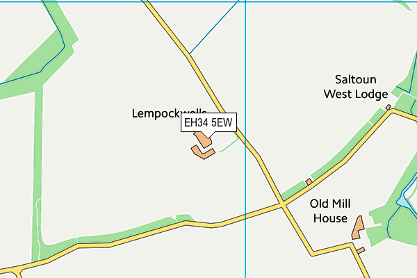 EH34 5EW map - OS VectorMap District (Ordnance Survey) EH34 5EW map - OS VectorMap District (Ordnance Survey)